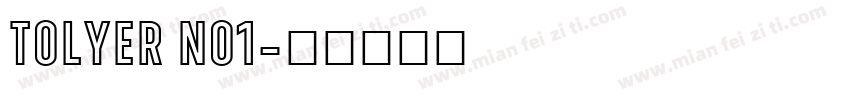Tolyer No1字体转换